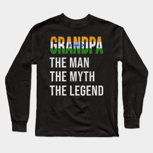 Grand Father Indian Grandpa The Man The Myth The Legend - Gift for Indian Dad With Roots From  India Long Sleeve T-Shirt